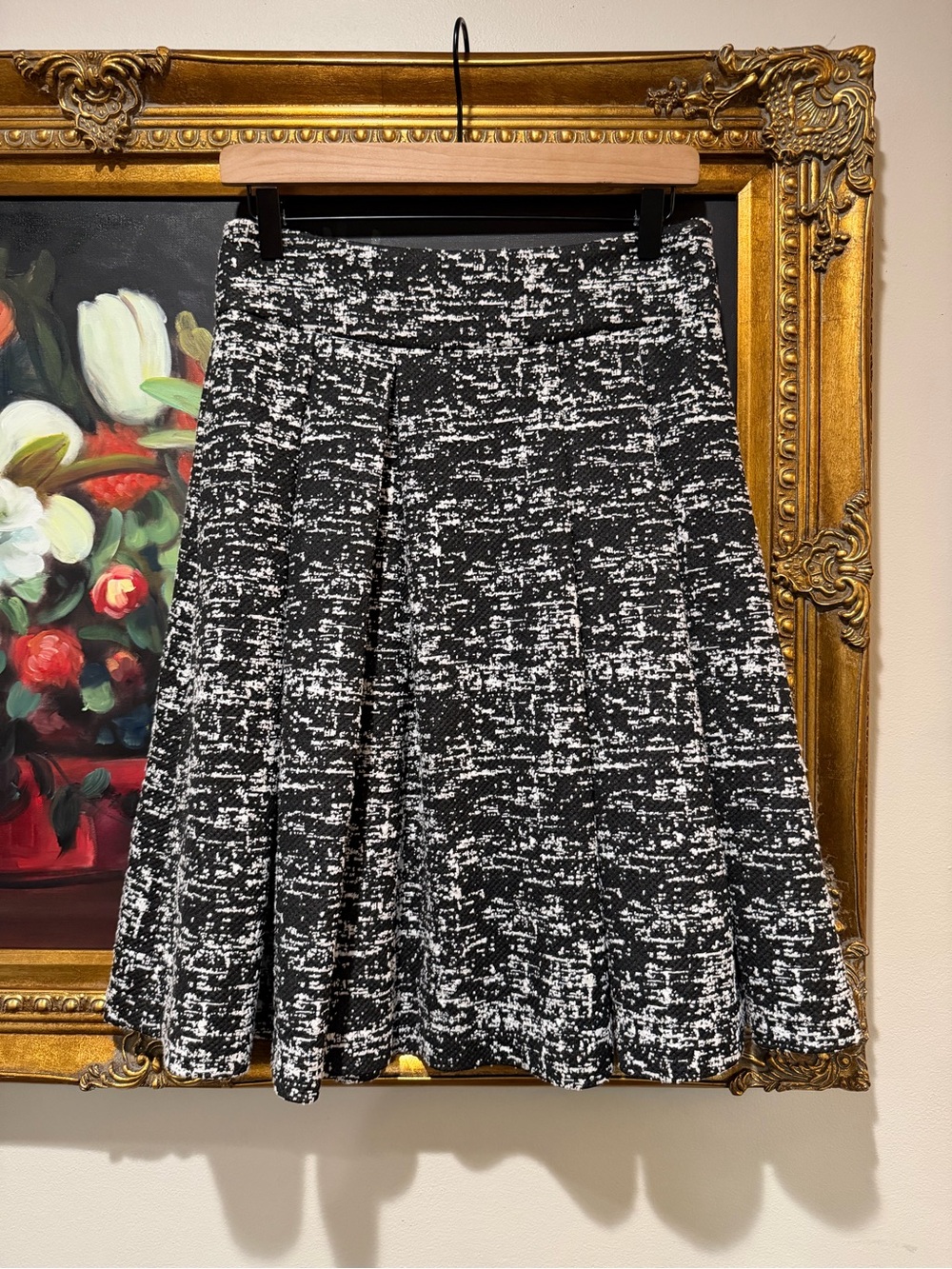 Karl Lagerfeld Black & White Circle Skirt